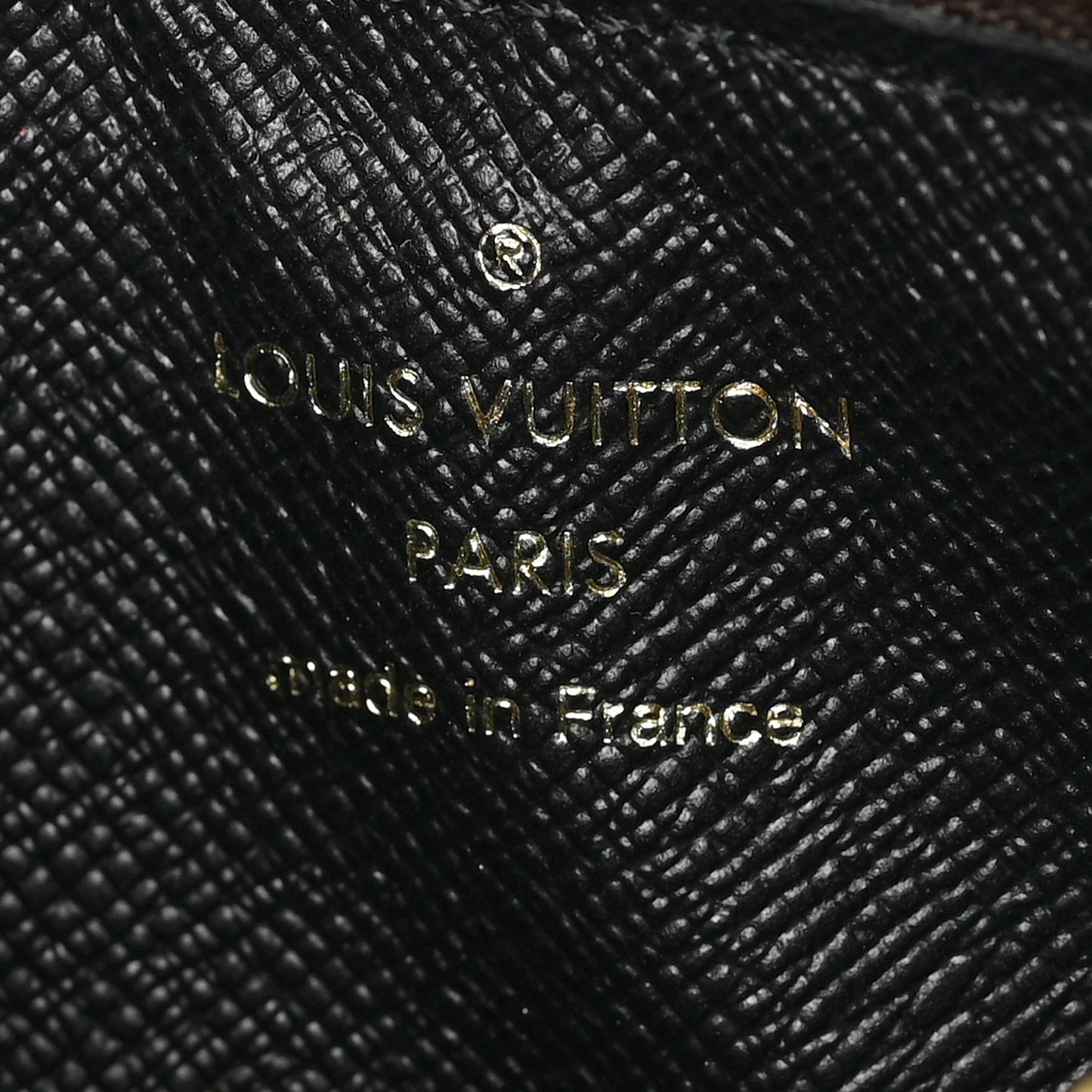 Monogram Recto Verso Card Holder Black
