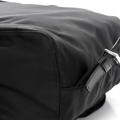 Prada Tessuto Nylon Saffiano Medium Backpack Black 12 of 13