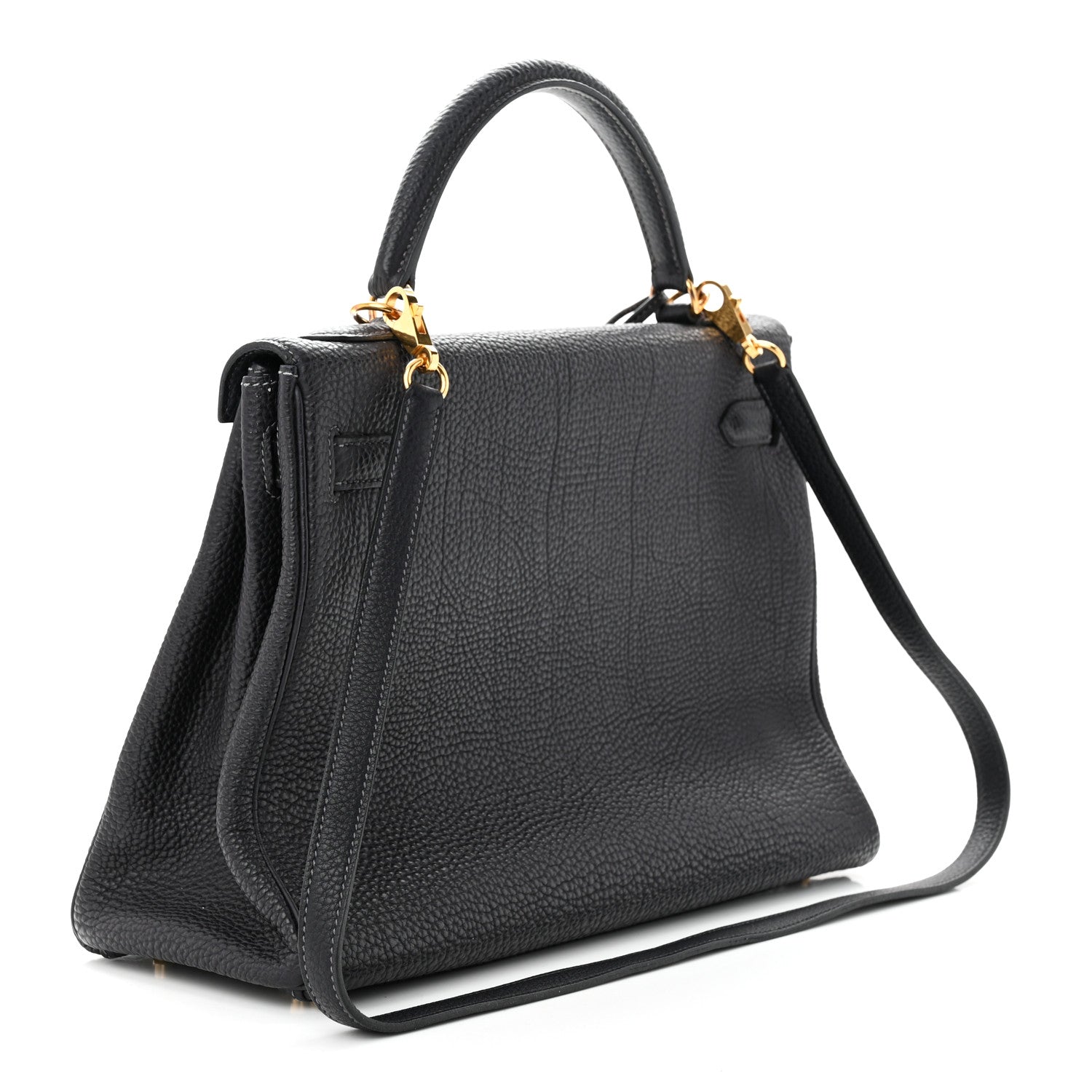 Hermes Fjord Kelly Retourne 32 Indigo 3 of 14