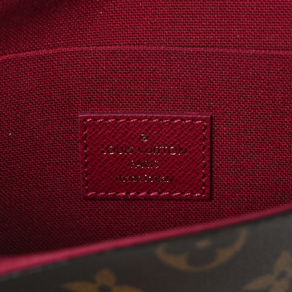 Louis Vuitton Monogram Pochette Felicie Chain Wallet Fuchsia 7 of 11