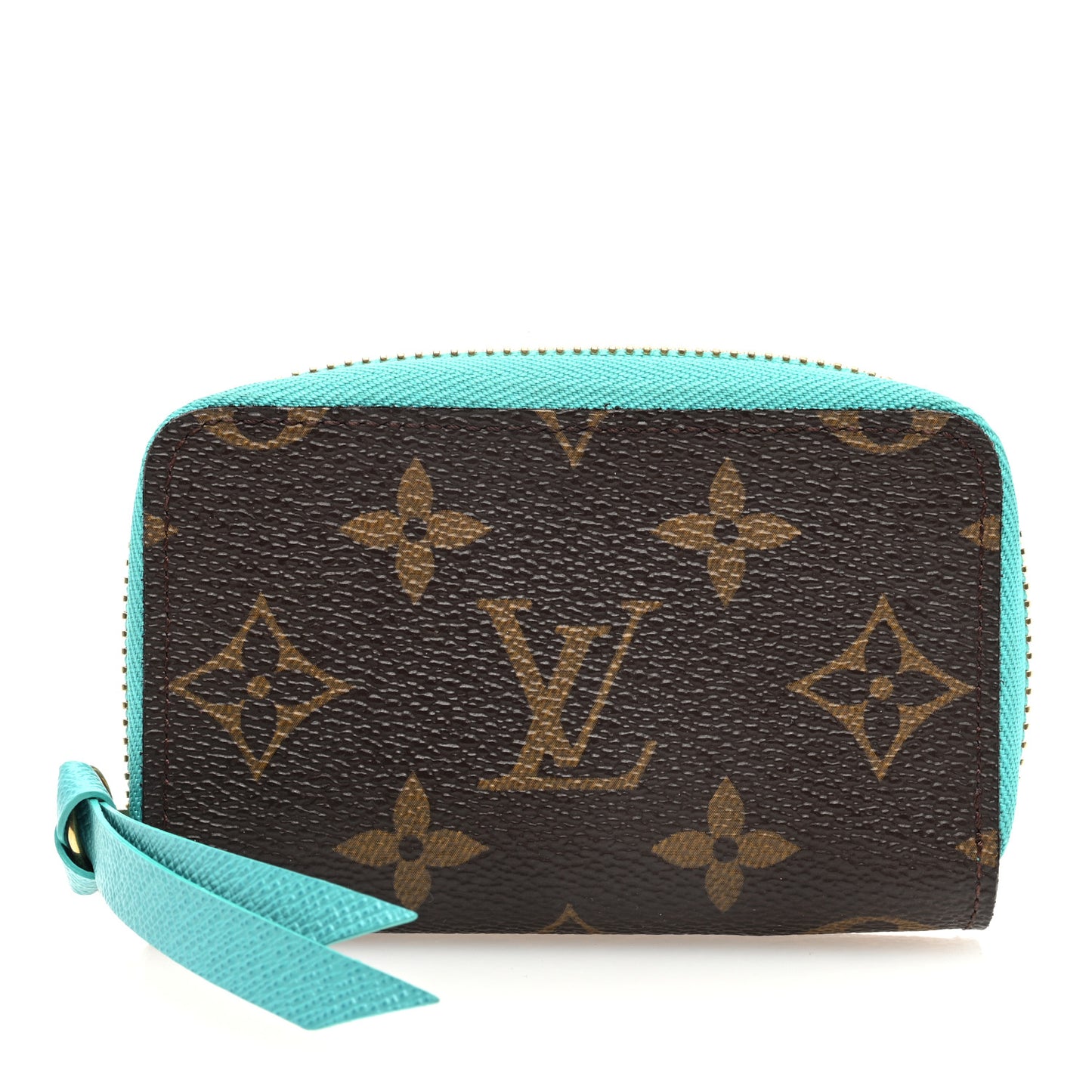Monogram Zippy Multicartes Turquoise