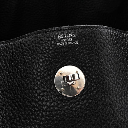 Hermes Taurillon Clemence Lindy 34 Black 5 of 8