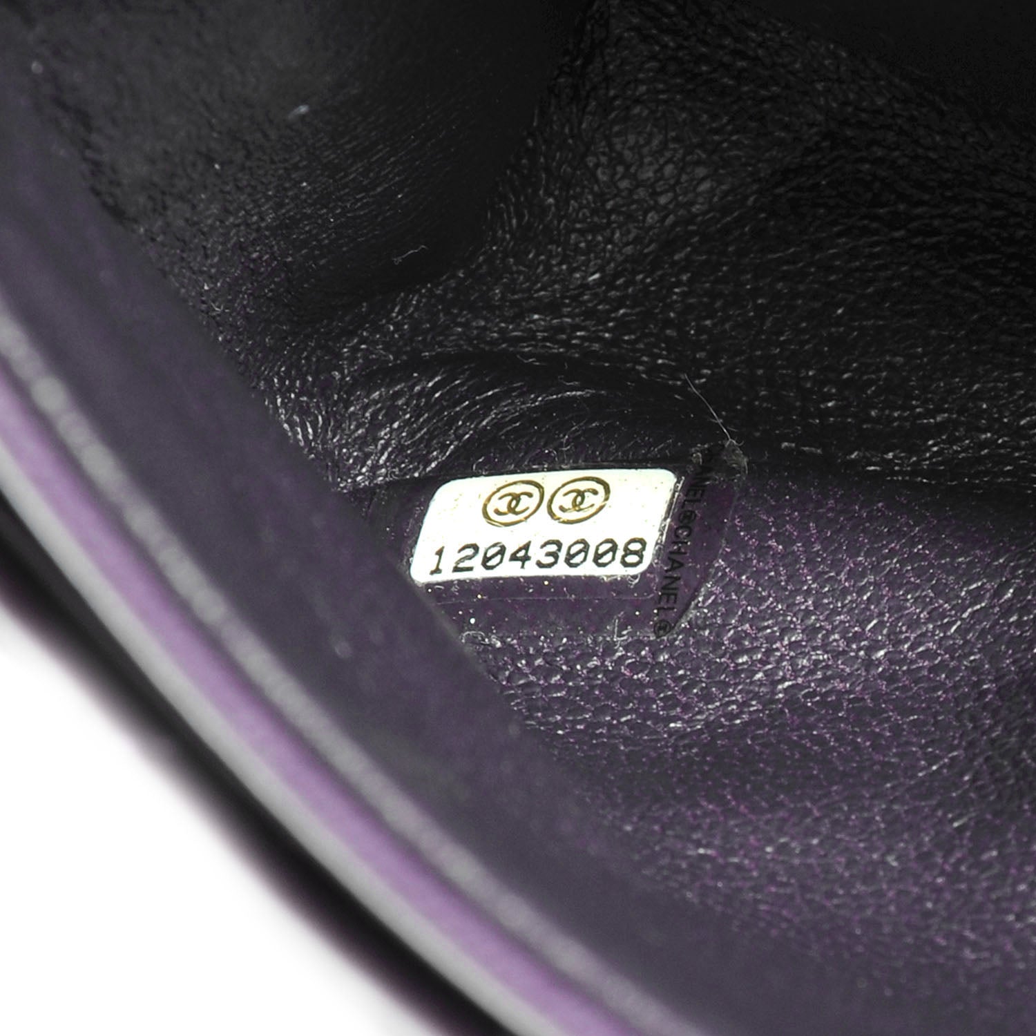 Chanel Lambskin Medium Double Flap Violet 6 of 8