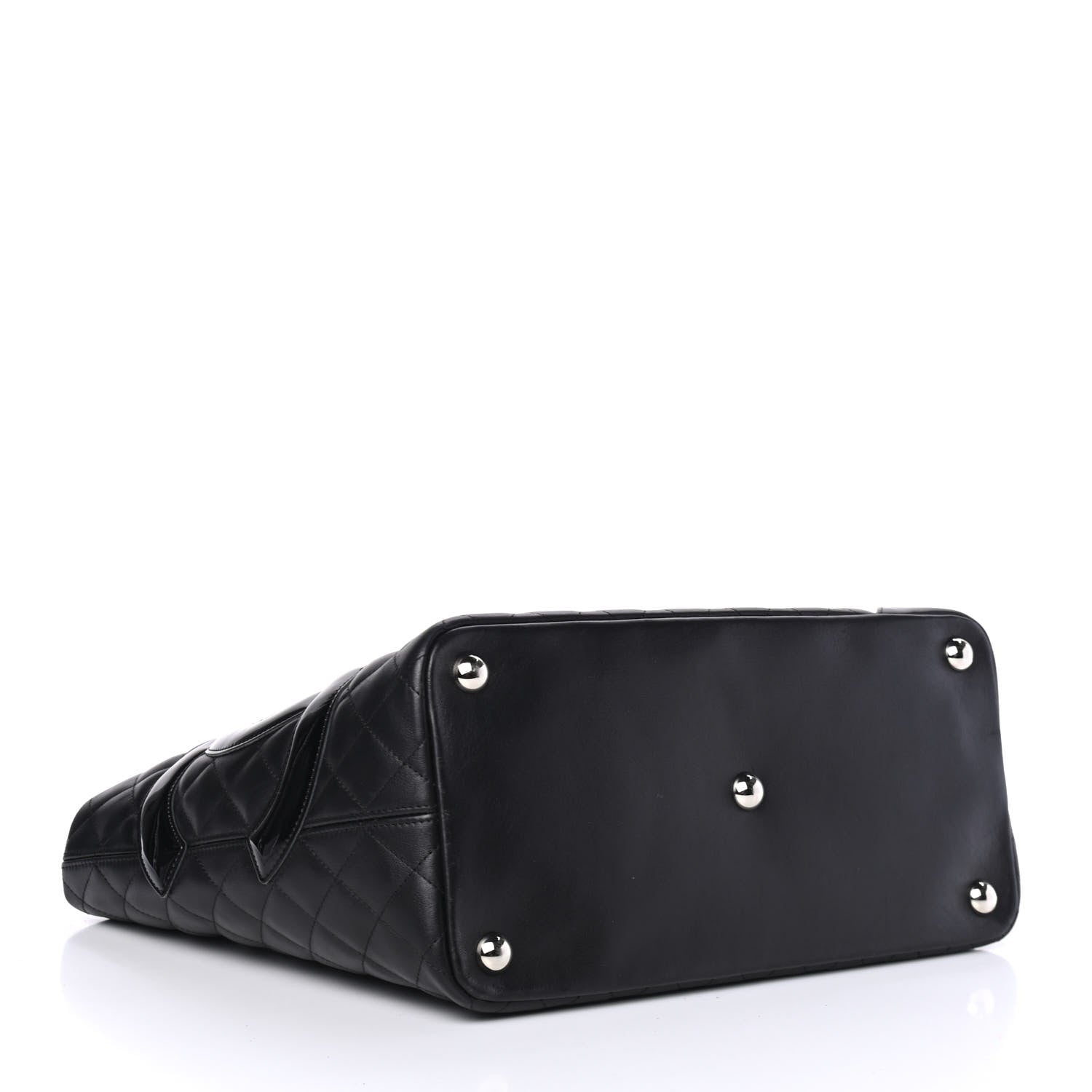 Chanel Calfskin Quilted Large Cambon Tote Black 3 of 4