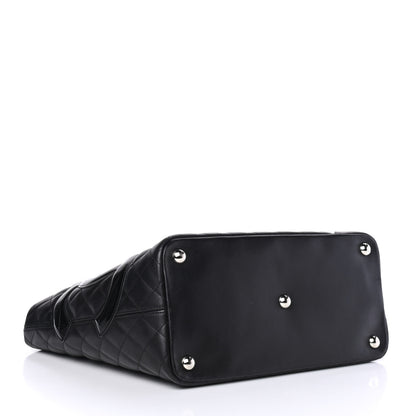 Chanel Calfskin Quilted Large Cambon Tote Black 3 of 4