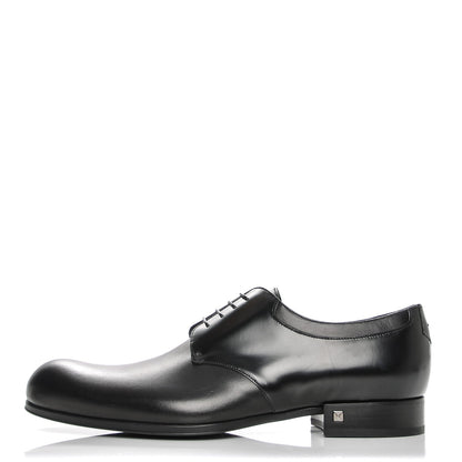 Louis Vuitton Lambskin Derby Lace Up Shoes 8 Black 1 of 8