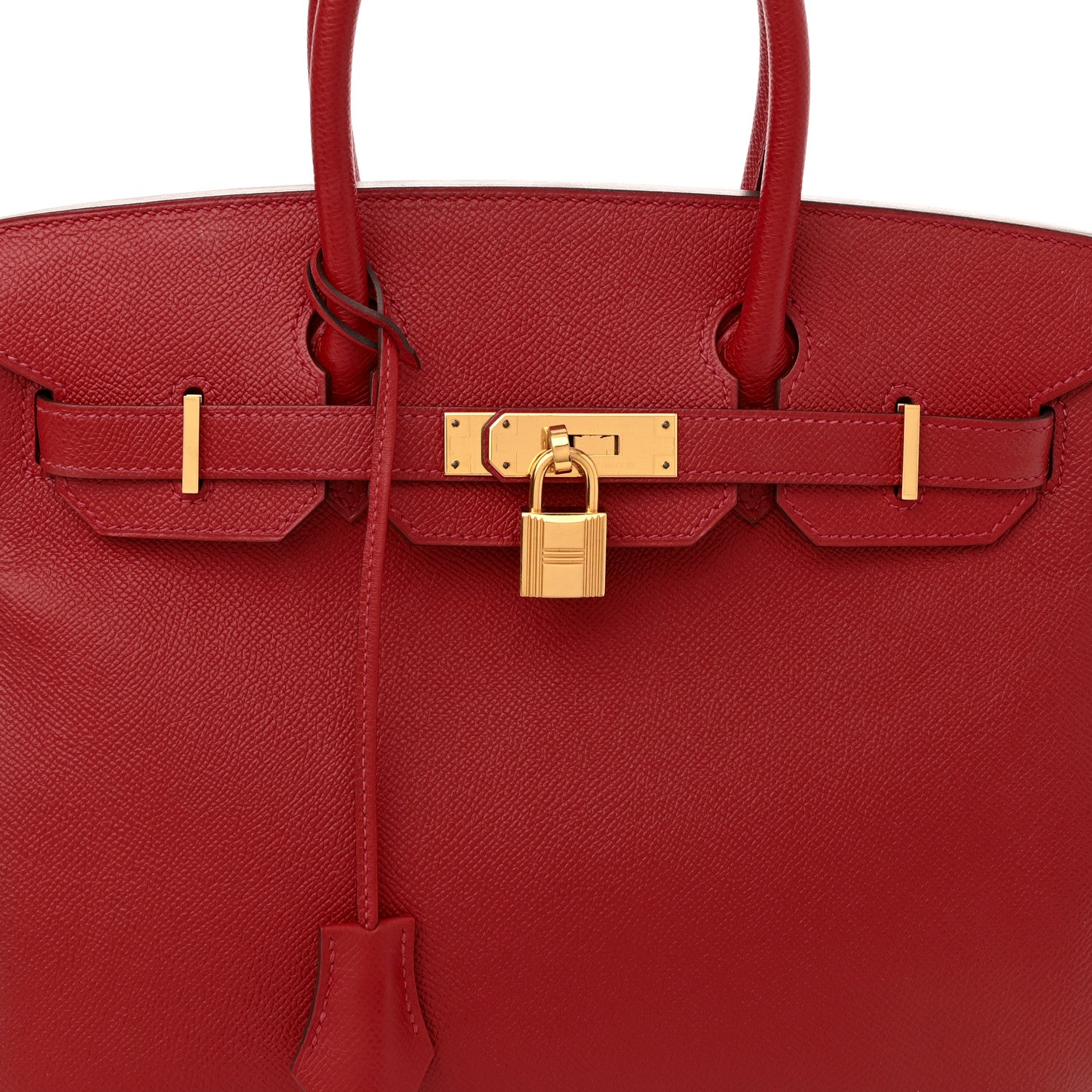 Hermes Epsom Birkin 30 Rouge Casaque 8 of 13
