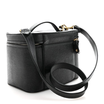 Chanel Caviar CC Vanity Train Case Black 3 of 10
