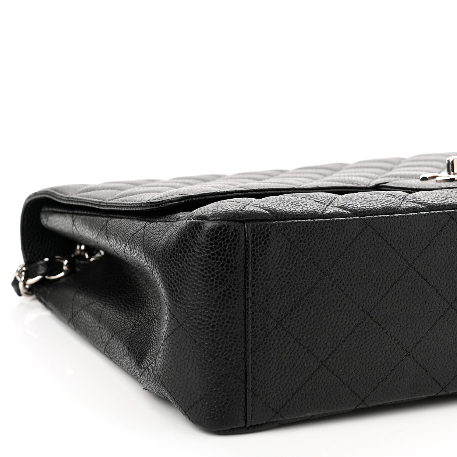 Chanel Caviar Quilted Maxi Single Flap Black 9 of 12