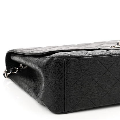 Chanel Caviar Quilted Maxi Single Flap Black 9 of 12