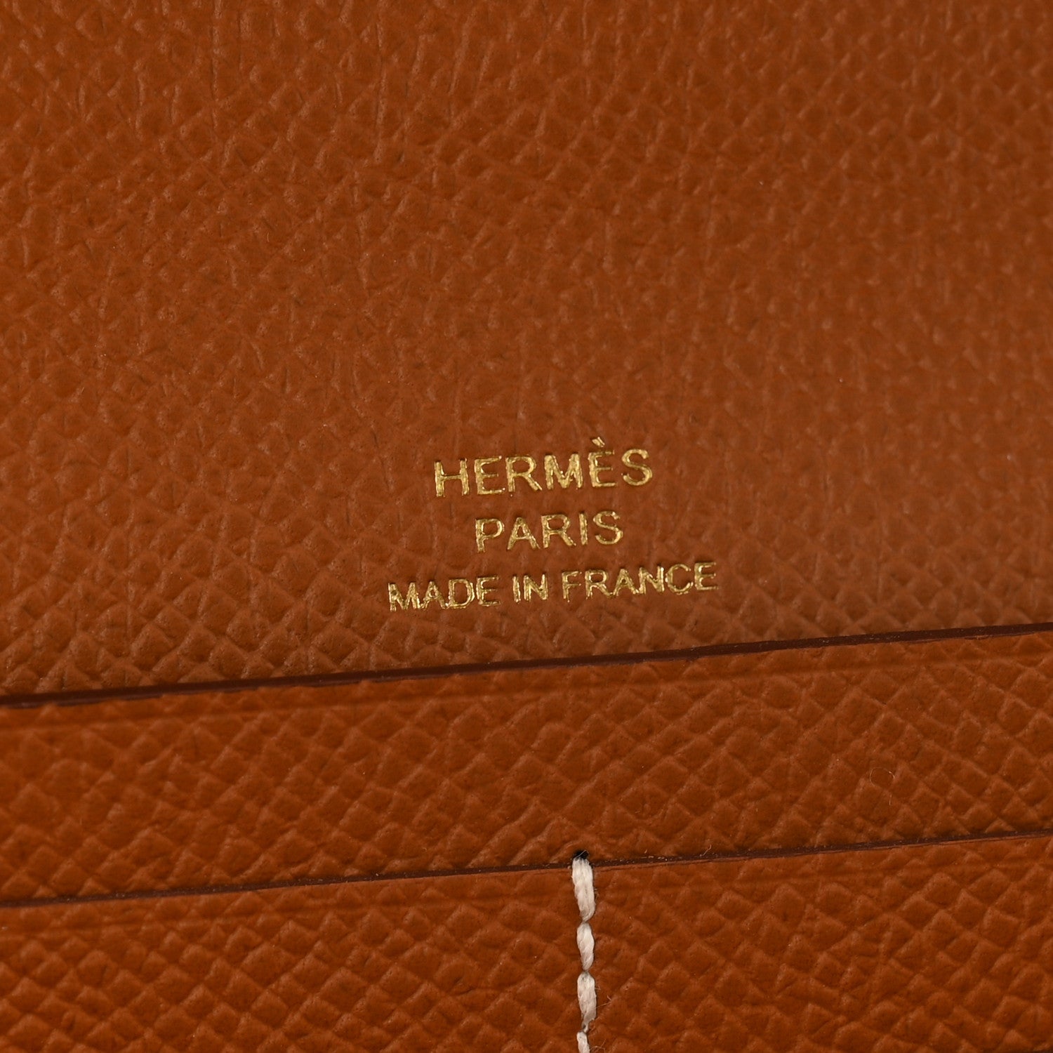 Hermes Epsom Maillon Wallet To Go Gold 6 of 11