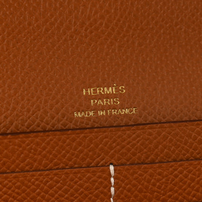 Hermes Epsom Maillon Wallet To Go Gold 6 of 11