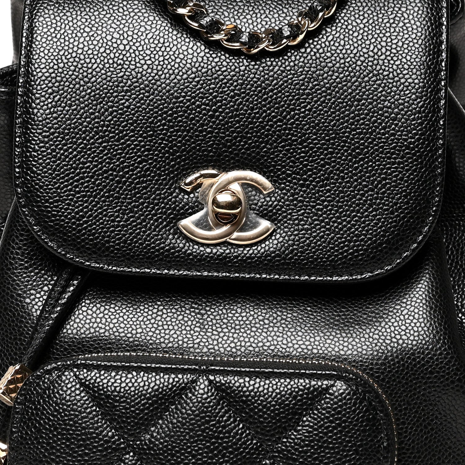 Chanel Caviar Quilted Mini Business Affinity Backpack Black 9 of 11