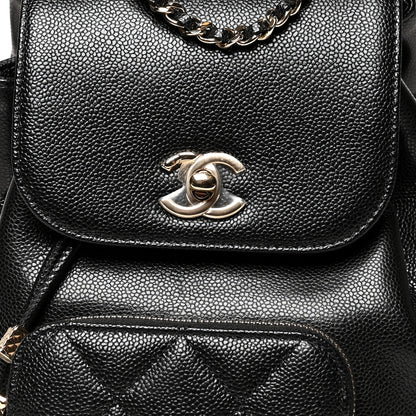 Chanel Caviar Quilted Mini Business Affinity Backpack Black 9 of 11