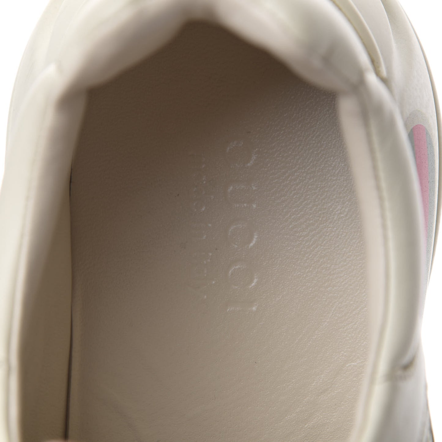 Calfskin Logo Mens Rhyton Sneakers 11 Ivory