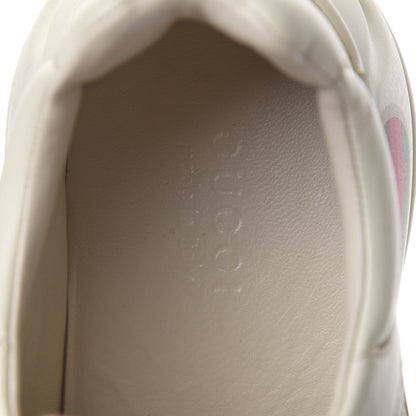 Gucci Calfskin Logo Mens Rhyton Sneakers 11 Ivory 10 of 14