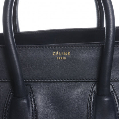 Celine Smooth Calfskin Mini Luggage Navy 3 of 9