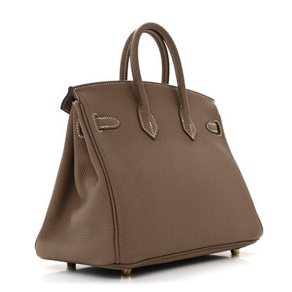 Hermes Togo Birkin 25 Etoupe 3 of 11