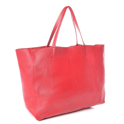 Celine Lambskin Horizontal Cabas Red 3 of 23