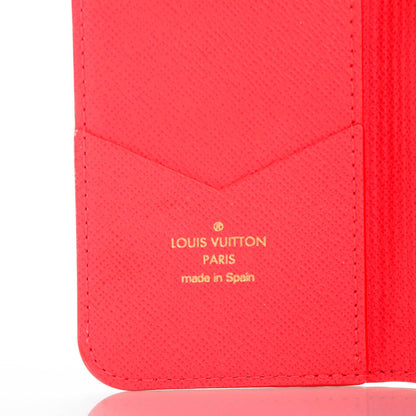 Louis Vuitton Monogram iPhone 6 Folio Case Red 6 of 8