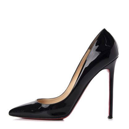Christian Louboutin Patent Pigalle 120 Pumps 38.5 Black 1 of 10