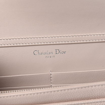 Christian Dior Grained Calfskin Diorama Wallet on Chain Pouch Rose Poudre 6 of 10