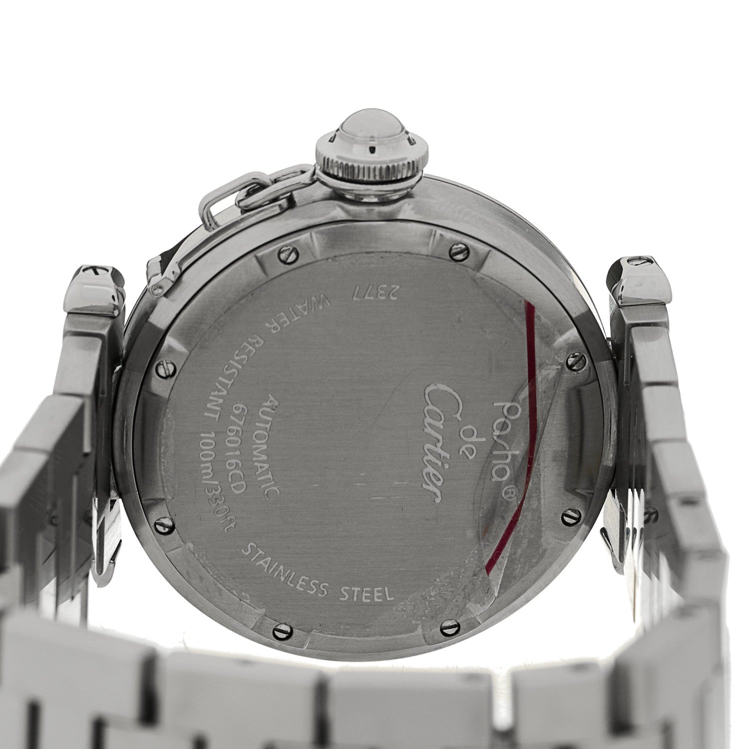 Cartier Stainless Steel 35mm Pasha GMT Automatic Watch 4 of 4