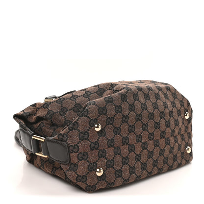 Gucci Monogram Small Boston Dark Brown 4 of 10