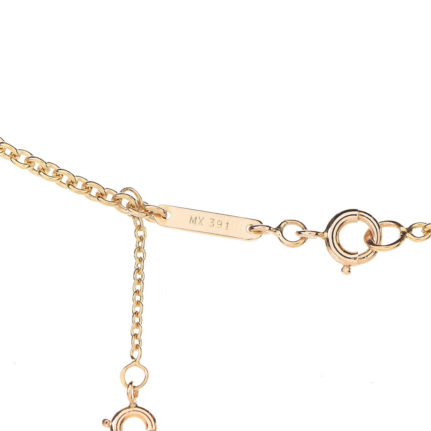 Cartier 18K Pink Yellow White Gold Baby Trinity Pendant Necklace 6 of 6
