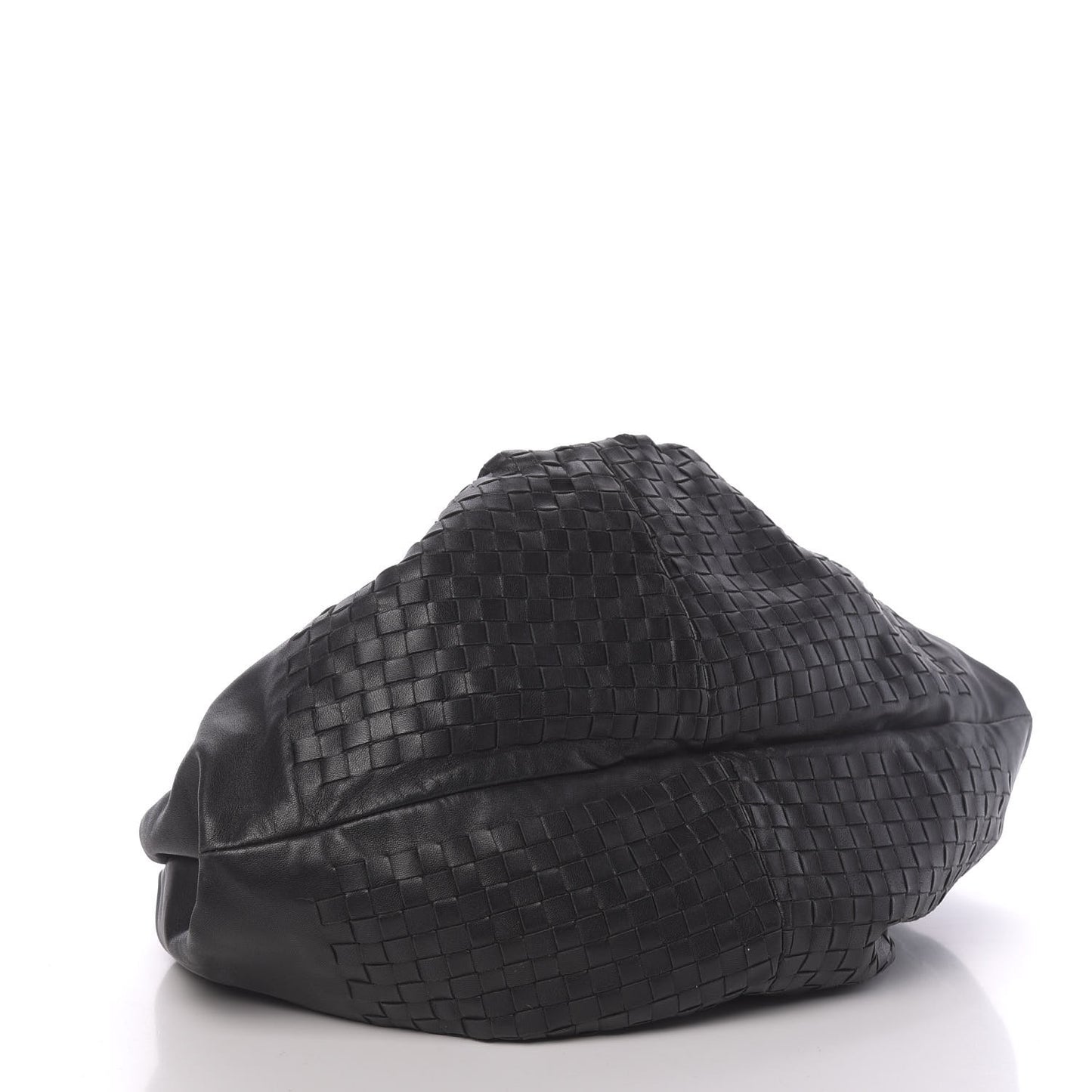Nappa Intrecciato Aquilone Fortune Cookie Hobo Black