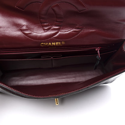 Chanel Lambskin Quilted Medium Double Flap Black 4 of 10