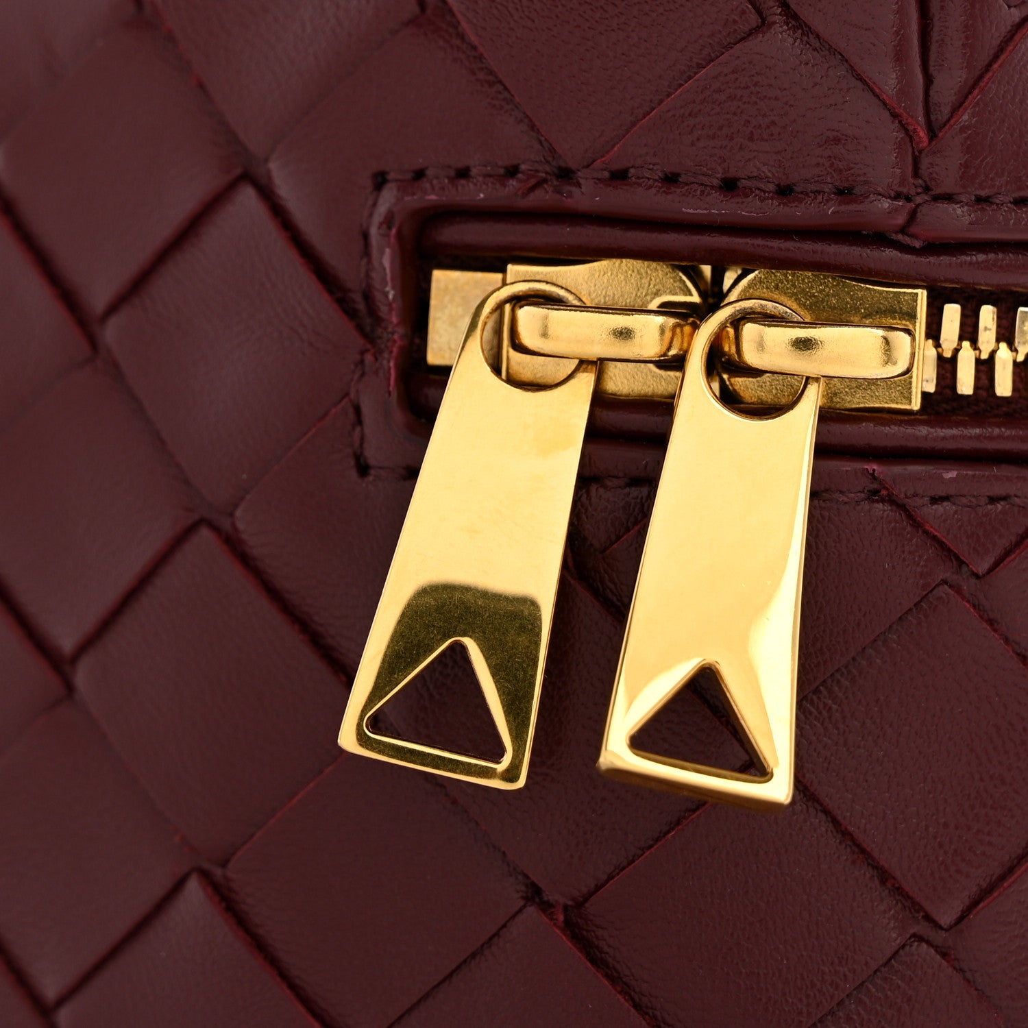 Bottega Veneta Nappa Intrecciato Bang Bang Vanity Case Barolo 11 of 14