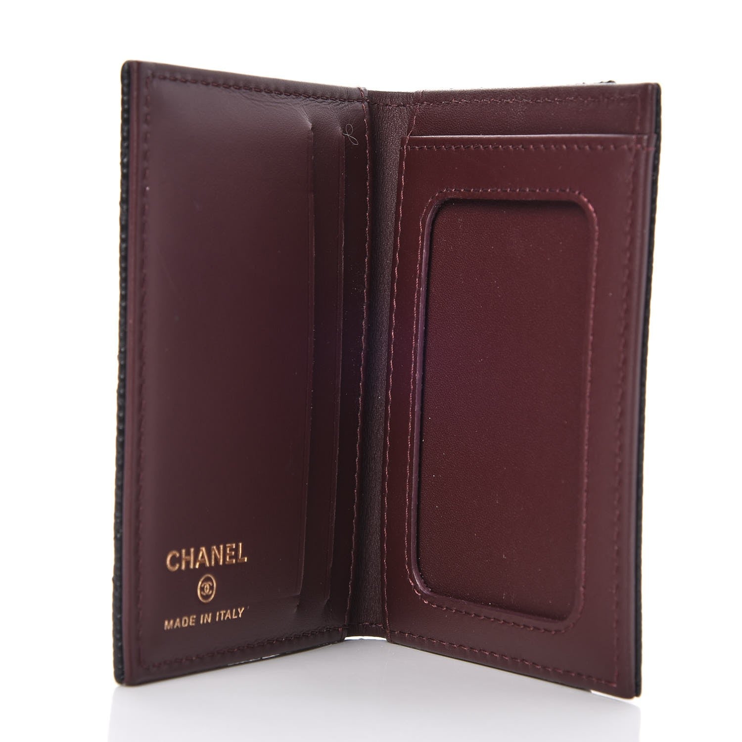 Chanel Caviar Quilted Card Holder Wallet Black 6 of 8