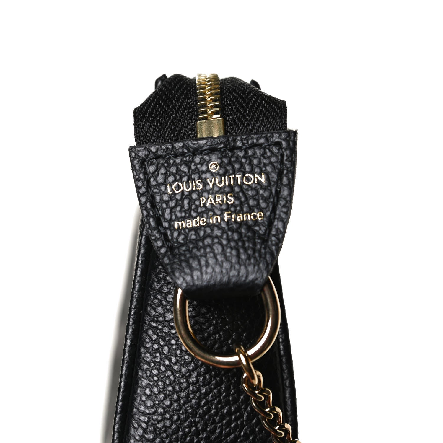 Louis Vuitton Empreinte Monogram Giant Mini Pochette Accessories Black 5 of 7