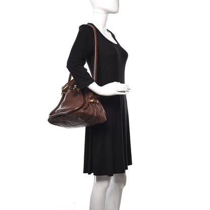 Chloe Calfskin Medium Paraty Chocolate 2 of 8