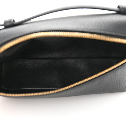 Loro Piana Grained Calfskin L19 Extra Pocket Pouch Black 5 of 9