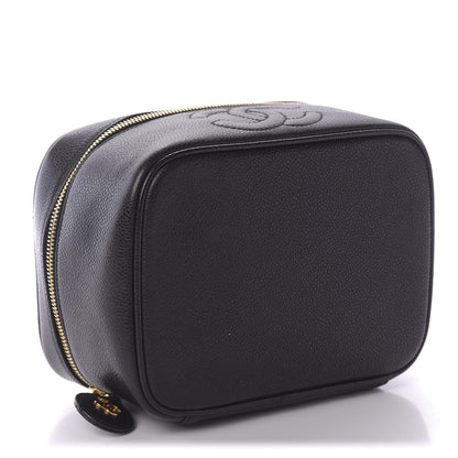 Chanel Caviar Vanity Cosmetic Case Black 4 of 11