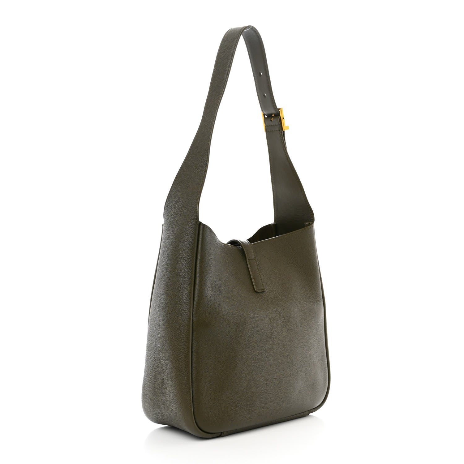 Saint Laurent Smooth Calfskin Small Le 5 A 7 Soft Hobo Light Musk 3 of 10