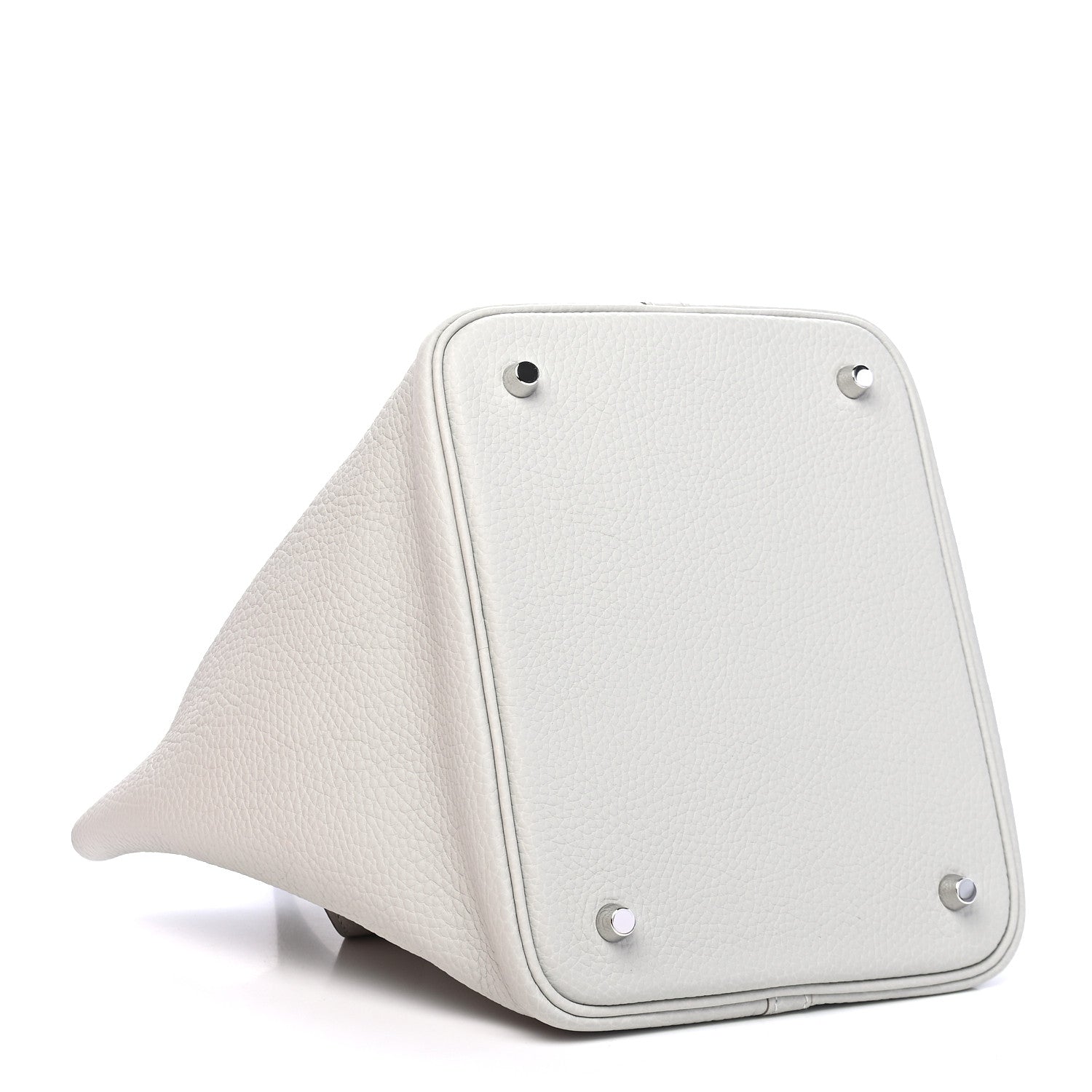 Hermes Taurillon Clemence Picotin Lock 22 MM Gris Perle 3 of 8