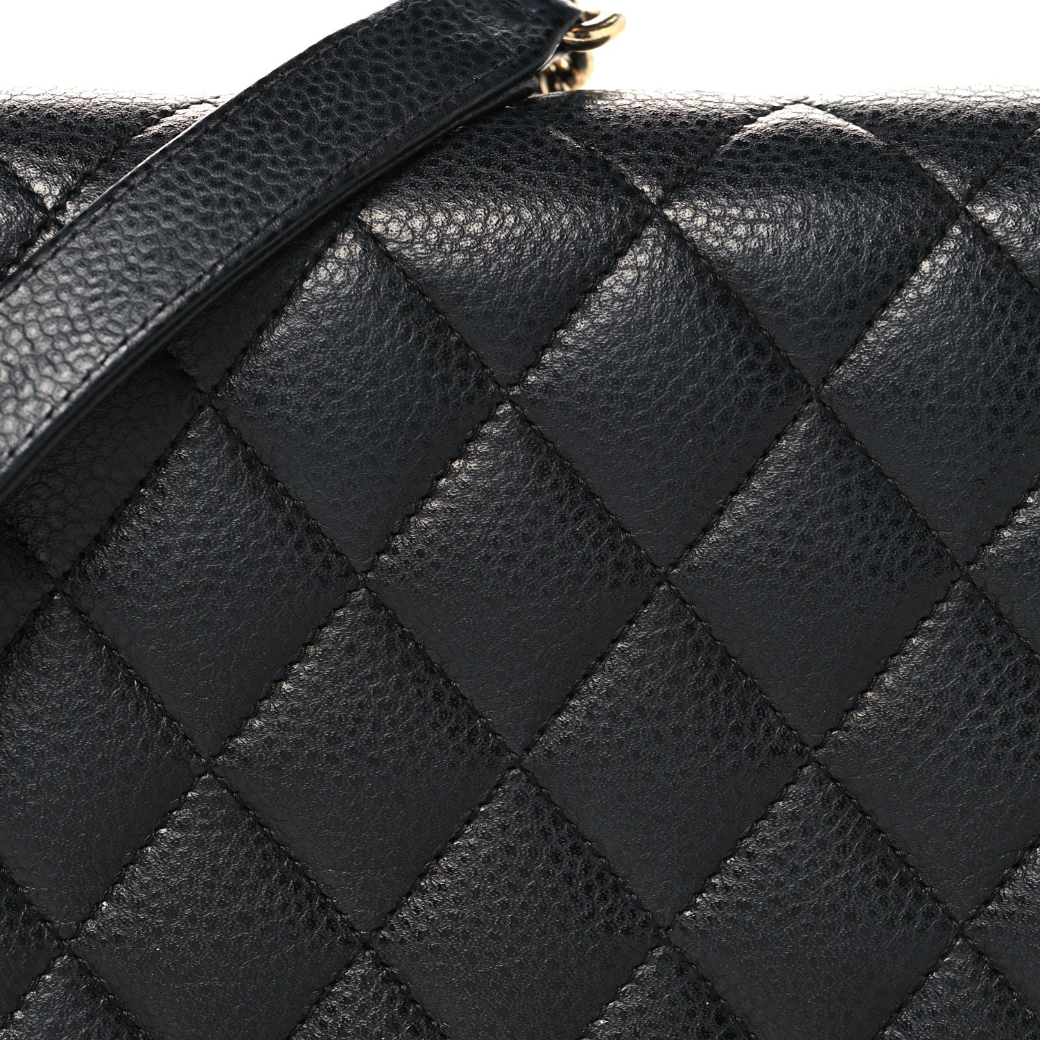 Chanel Caviar Quilted Boy Wallet On Chain WOC Black 9 of 13