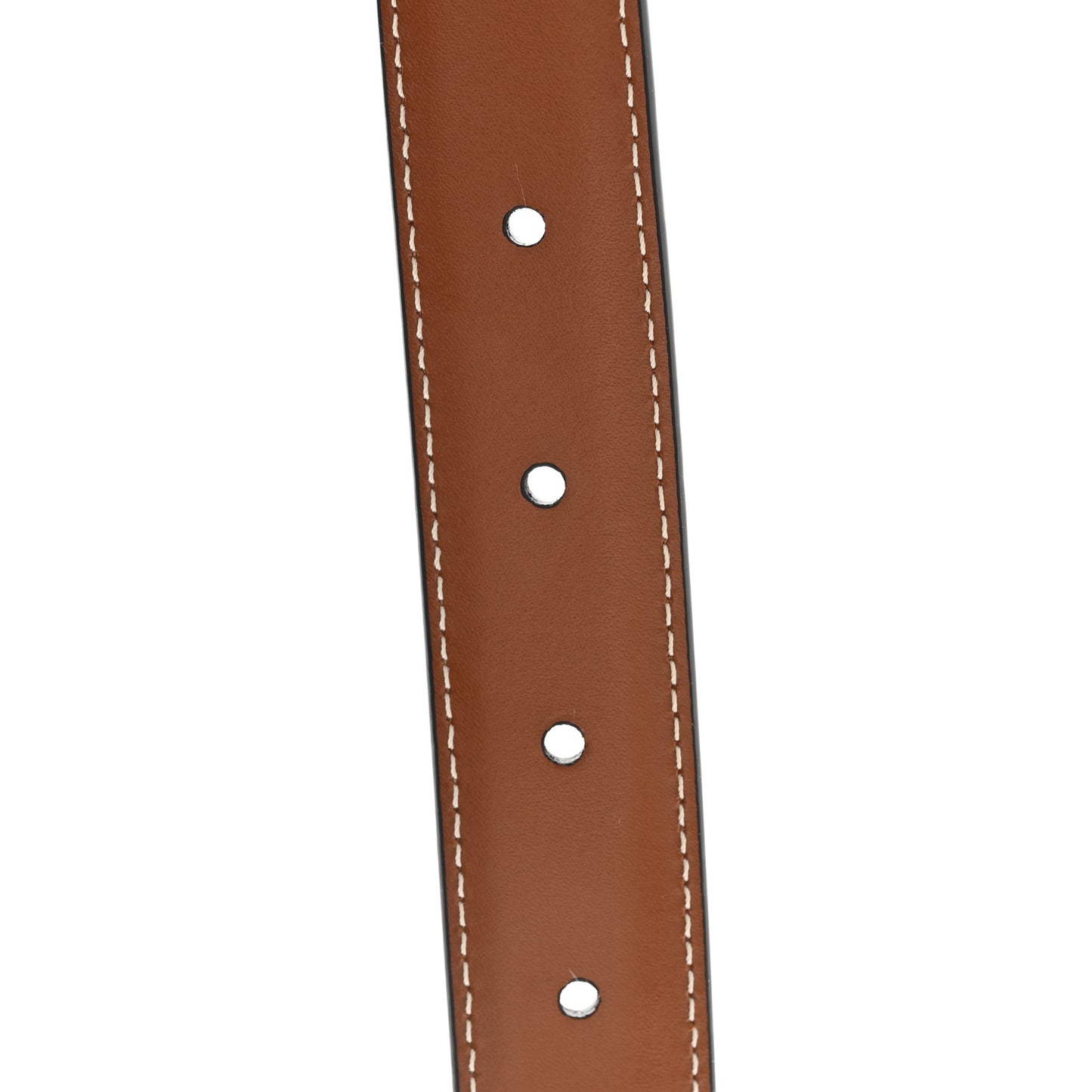 Box Calfskin Small 18mm Triomphe Belt 80 32 Tan