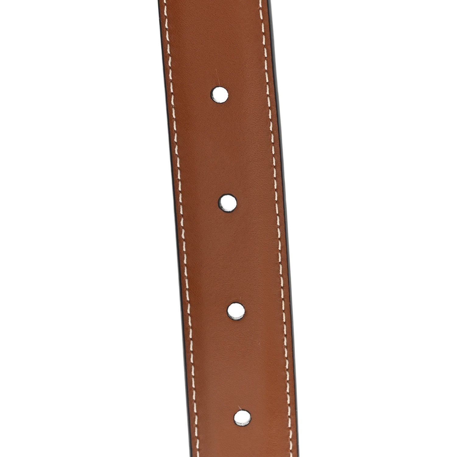 Celine Box Calfskin Small 18mm Triomphe Belt 80 32 Tan 5 of 6
