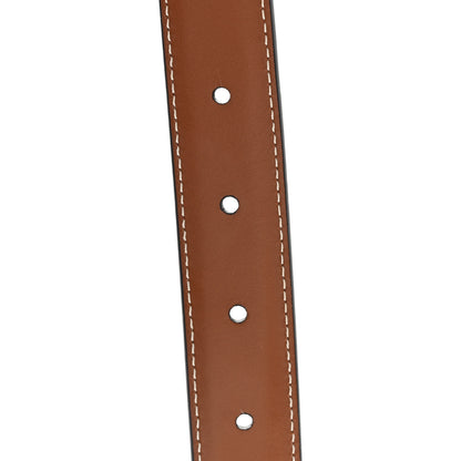 Celine Box Calfskin Small 18mm Triomphe Belt 80 32 Tan 5 of 6