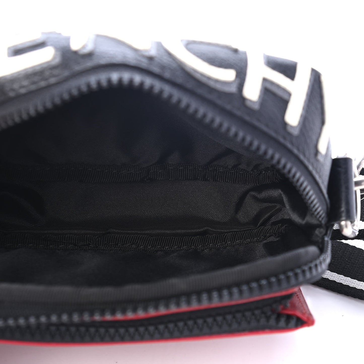Grained Calfskin MC3 Crossbody Bag Red Black White