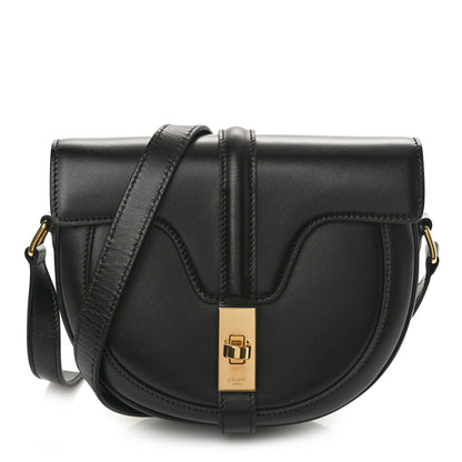 Celine Satinated Calfskin Besace Small 16 Black 1 of 10