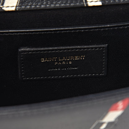 Saint Laurent Calfskin Lipstick Print Classic Monogram Kate Clutch Black 6 of 6