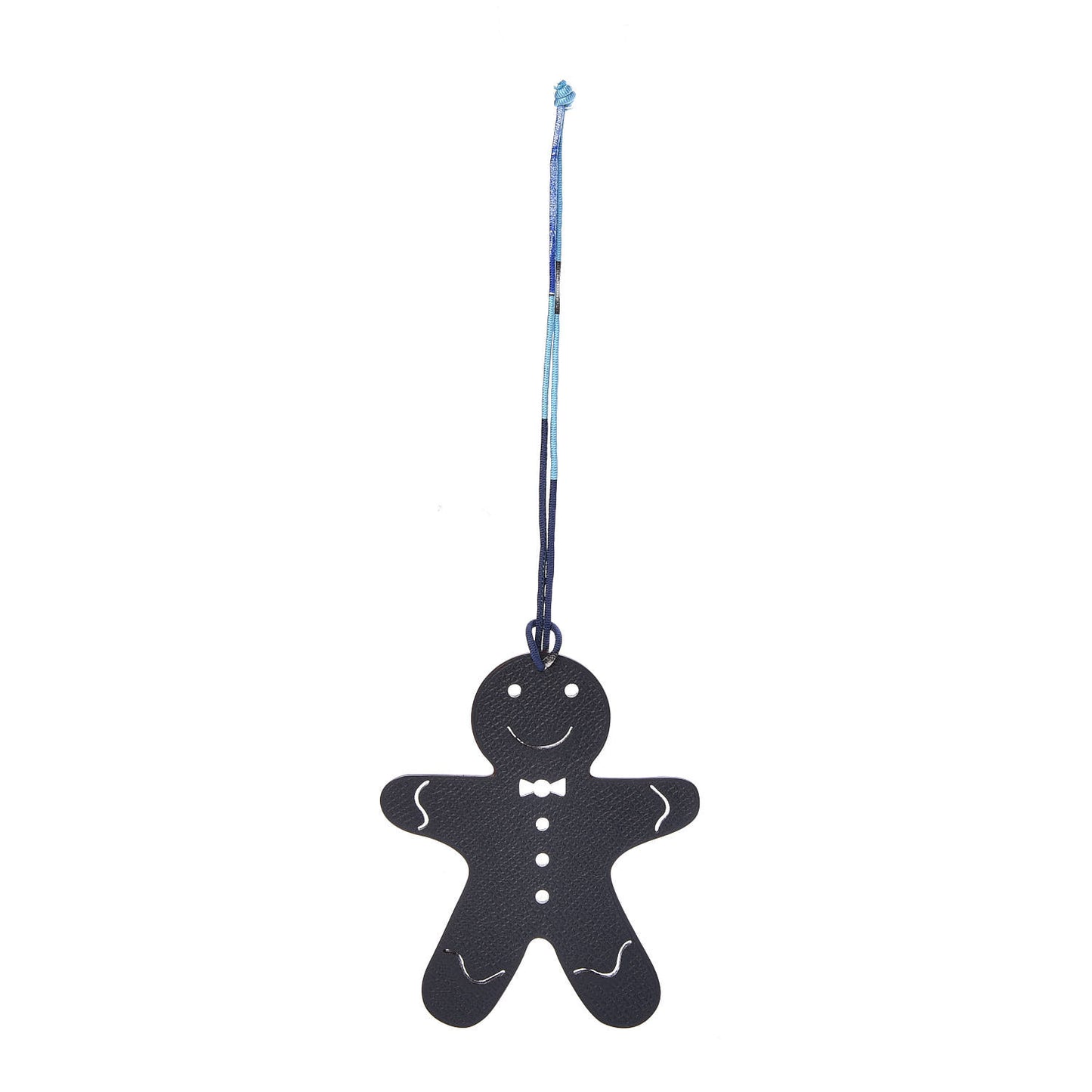 Togo Epsom Petit H Gingerbread Bag Charm Bleu Nuit Macassar