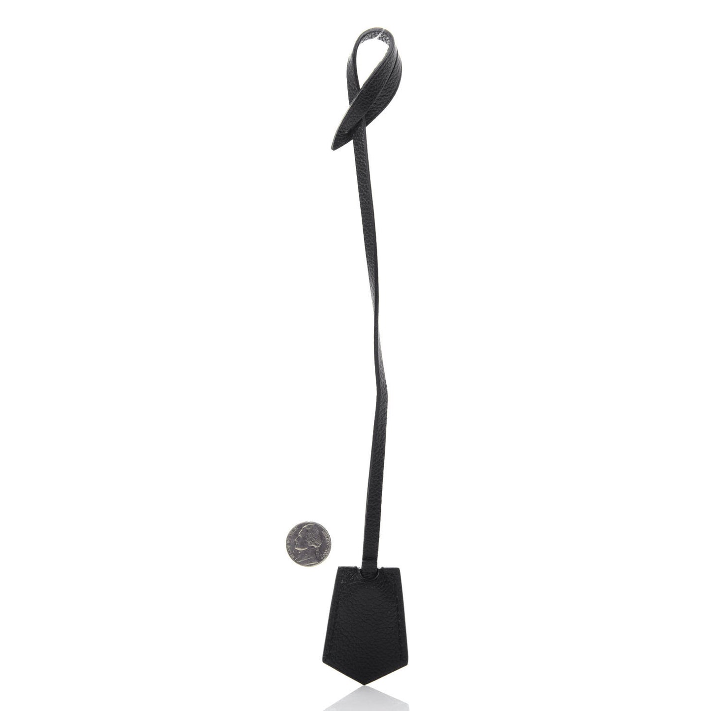 Calfskin Clochette Key Bell Holder Black