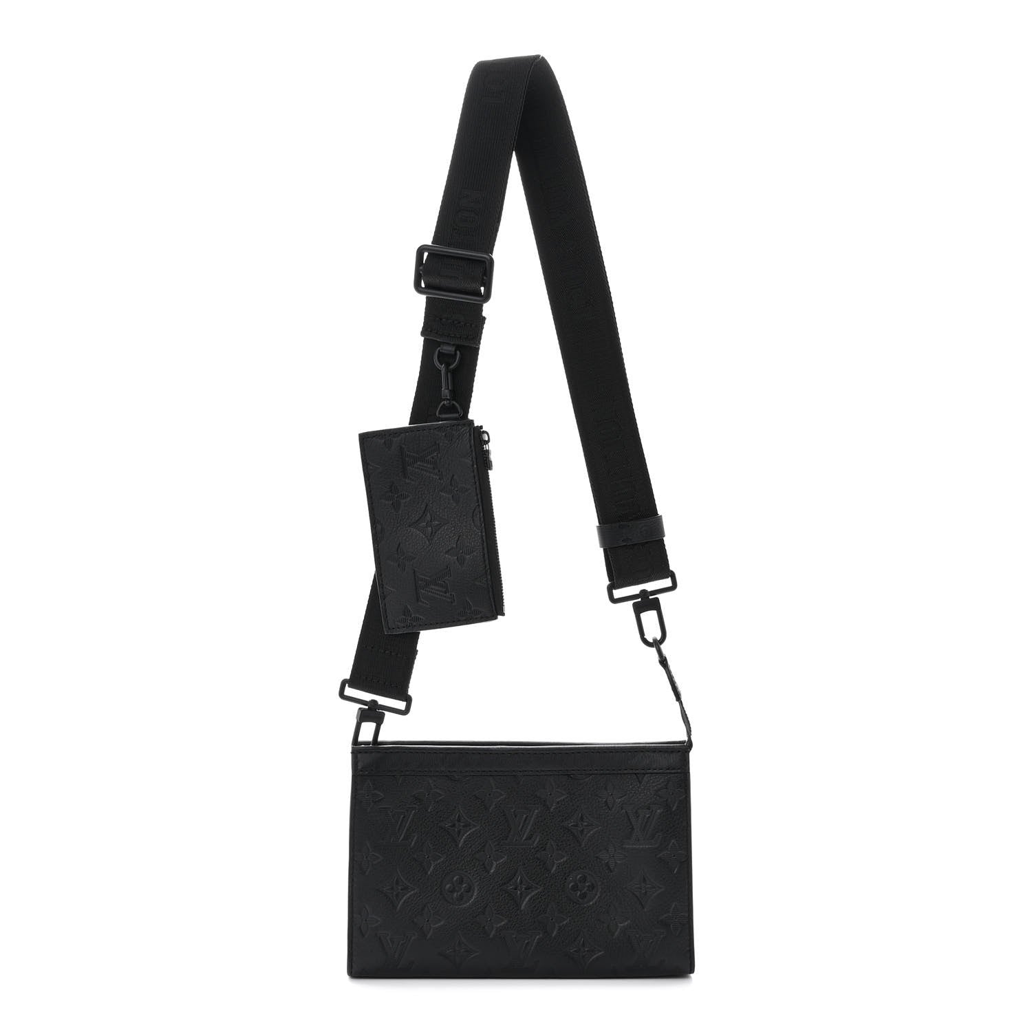 Louis Vuitton Calfskin Monogram Shadow Gaston Wearable Wallet 1 of 11