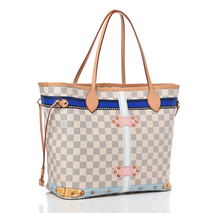 Louis Vuitton Damier Azur Summer Trunks Forte Dei Marmi Neo Neverfull MM 3 of 10